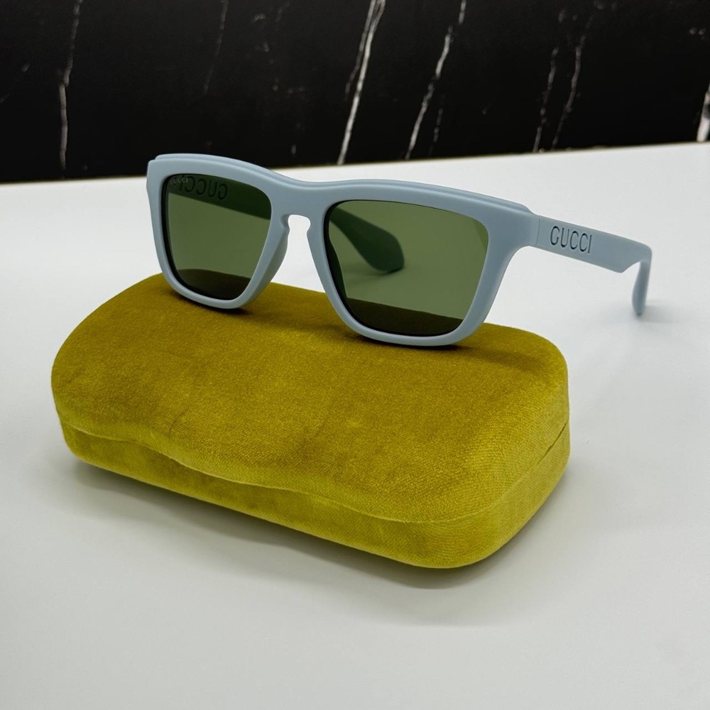 NEW GG1571S 003 GUCCI LIGHT BLUE GREEN UNISEX GUCCI SUNGLASSES